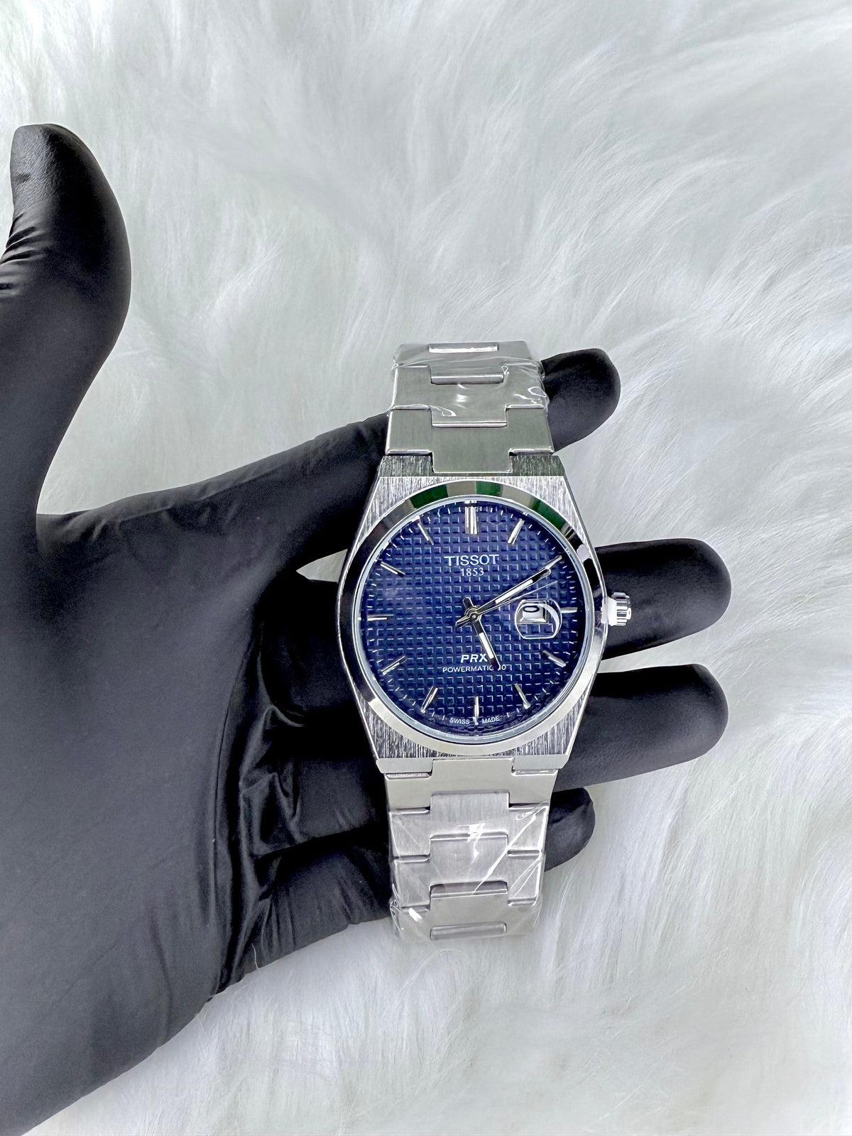 Tissot PRX 1853 Style Watch - Elegant Stainless Steel Men's Timepiece