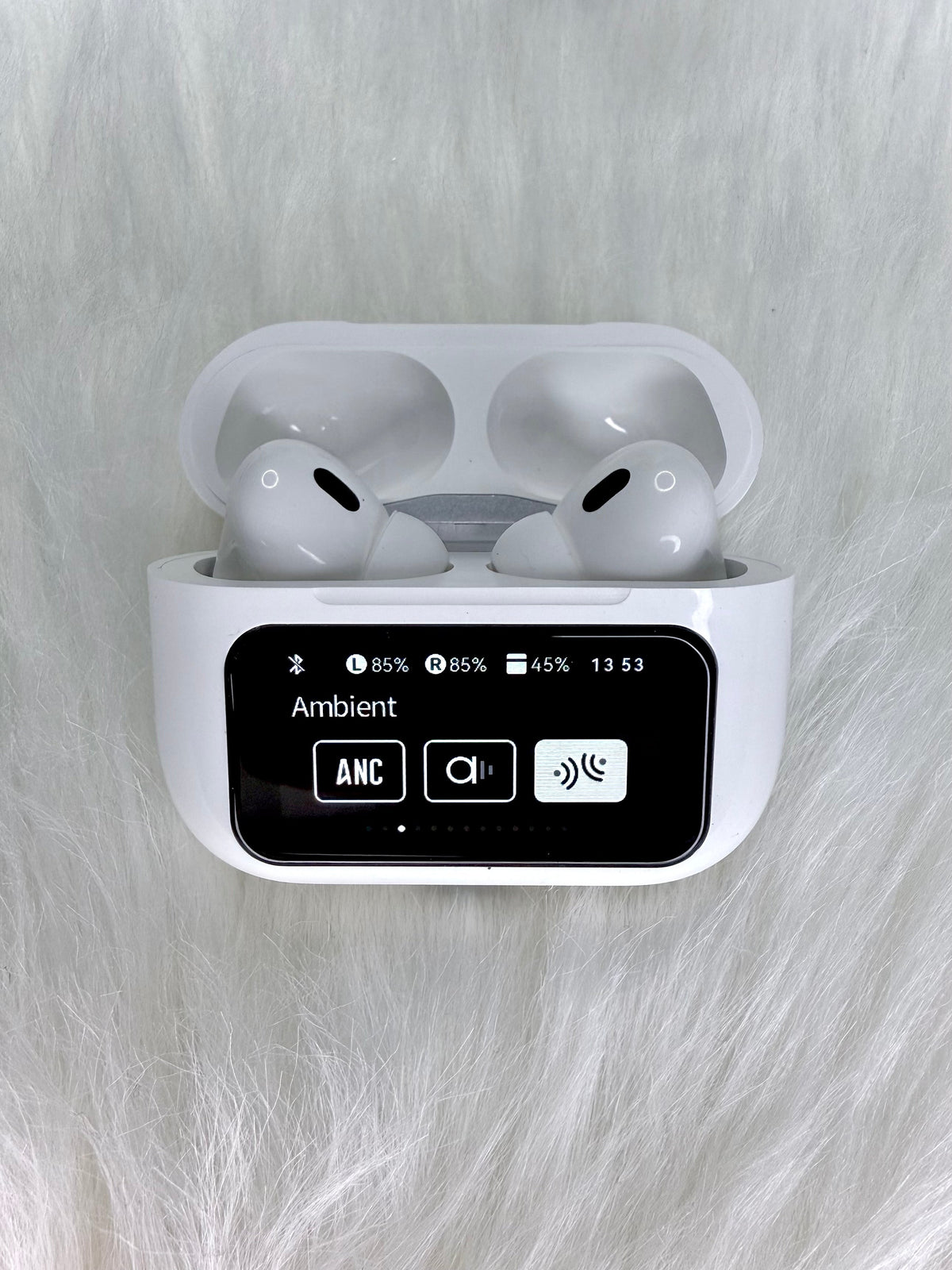 A9 Pro AirPods – Touch Display with ENC/ANC and Free Lanyard