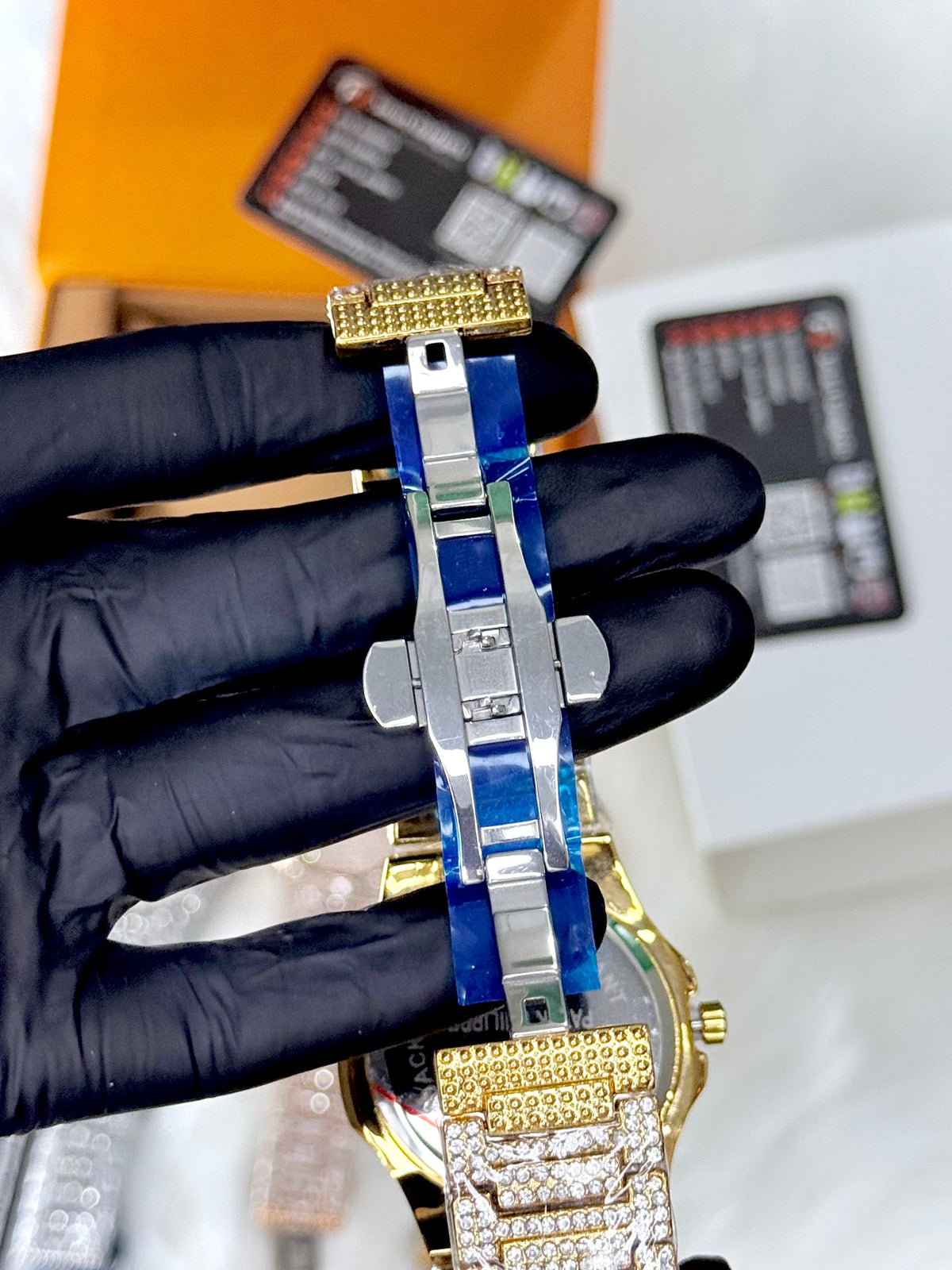 Patek Phillipe Iced Toned Watch - Luxury Diamond Look
