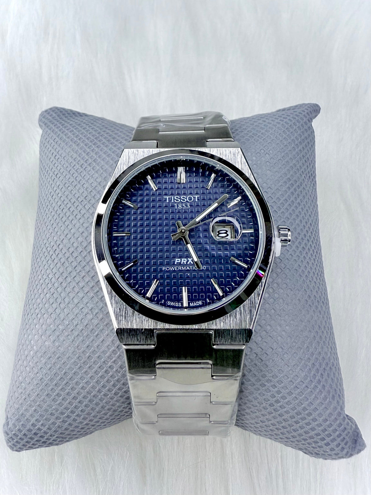 Tissot PRX 1853 Style Watch - Elegant Stainless Steel Men's Timepiece