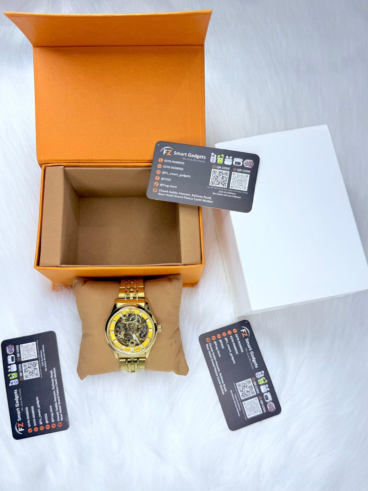 Fitron Skeleton Watch -  Automatic Mechanical Movement