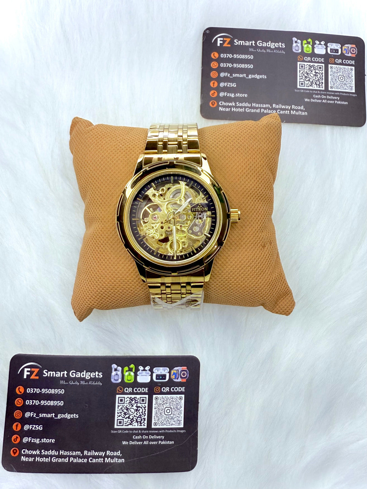 Fitron Skeleton Watch -  Automatic Mechanical Movement