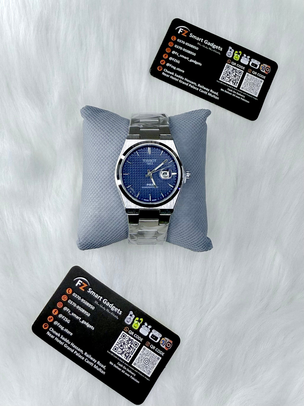 Tissot PRX 1853 Style Watch - Elegant Stainless Steel Men's Timepiece